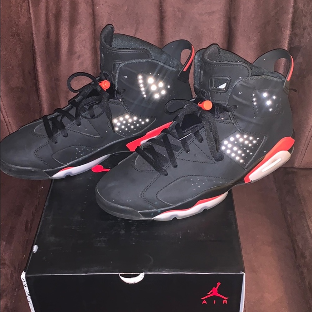 Black Infrared 6’s